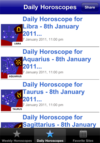 DailyScopes for iPhone